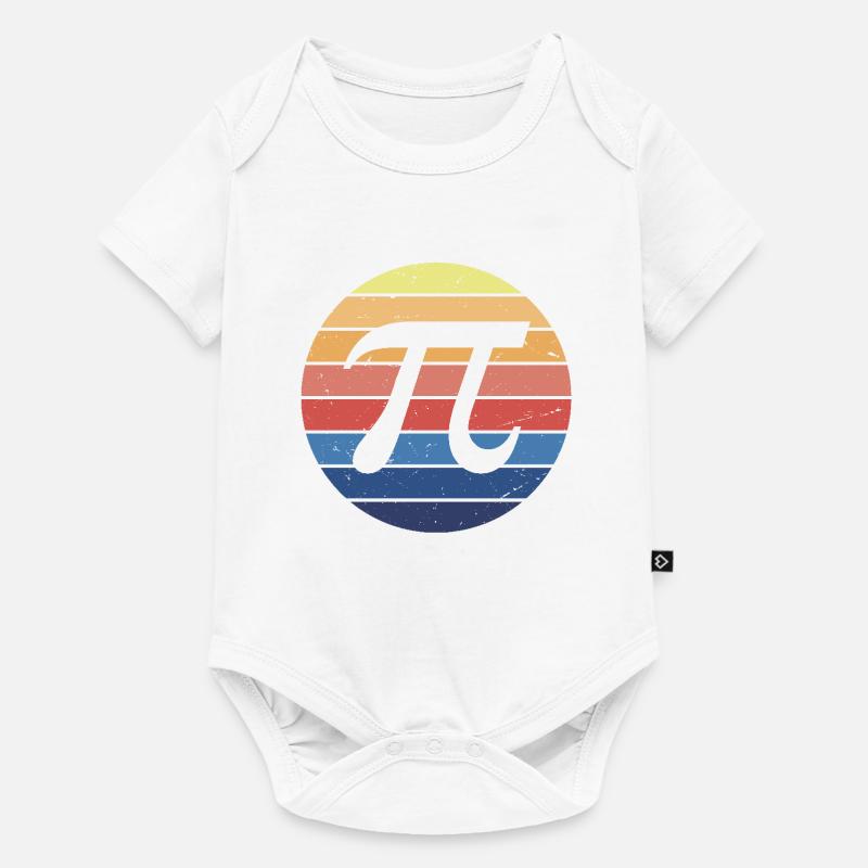 Math Pi Rétro - Body à manches courtes Premium Bébé - blanc