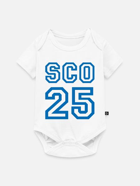 SCOTLAND - Baby Premium Kurzarmbody - Weiß