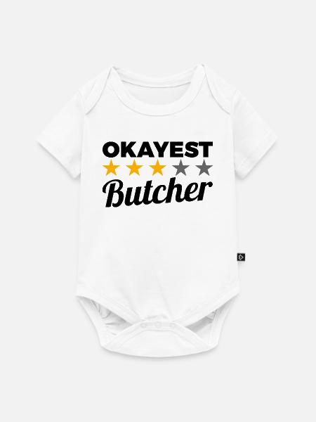 Durchschnittlicher Fleischer - Baby Premium Kurzarmbody - Weiß