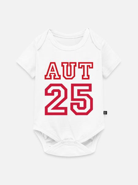 AUSTRIA - Baby Premium Kurzarmbody - Weiß