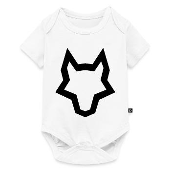LOGO of the wolf - Baby Premium short-sleeve bodysuit - white - Front