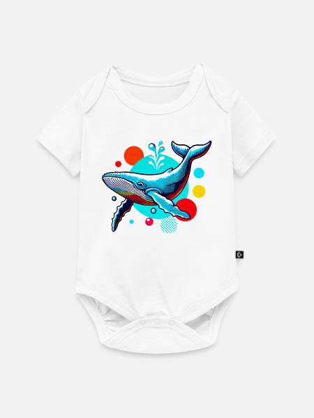 Wal - Baby Premium Kurzarmbody - Weiß