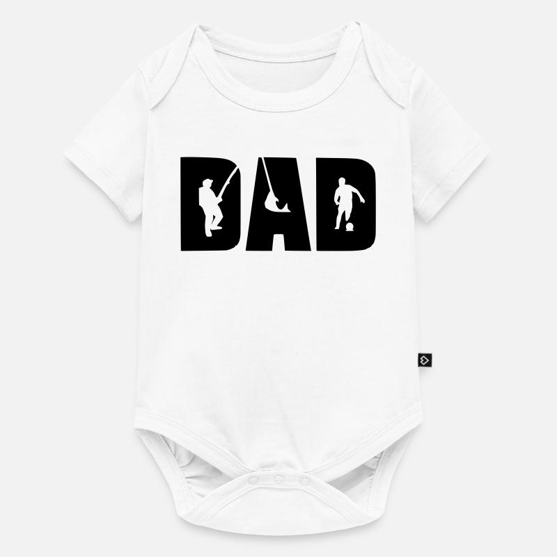 PAPA - Baby Premium Kurzarmbody - Weiß