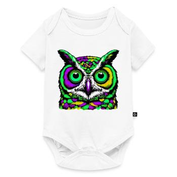 Owl - Baby Premium short-sleeve bodysuit - white - Front