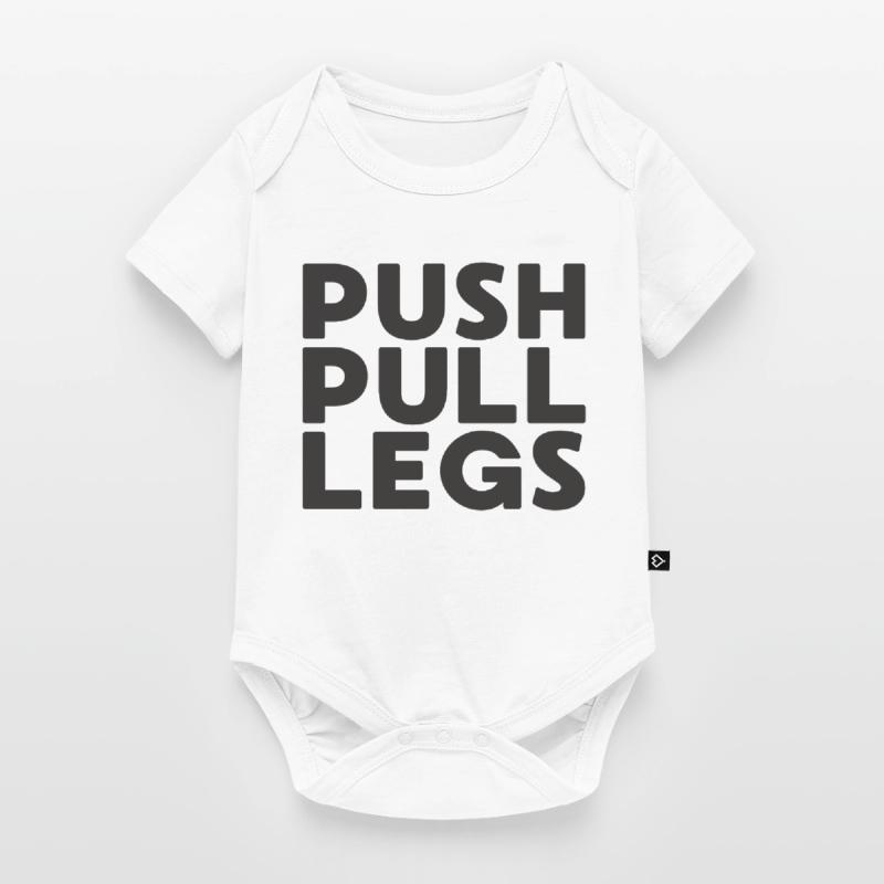 Push Pull Beine Repeat Trainingssplit Baby Premium Kurzarmbody