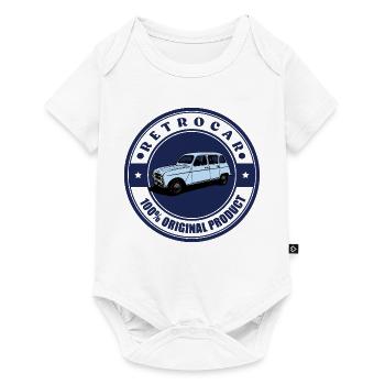 Retro car - Baby Premium short-sleeve bodysuit - white - Front