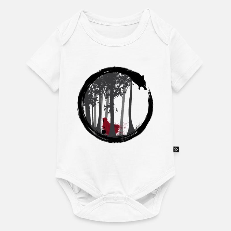Le Petit Chaperon Rouge - Body à manches courtes Premium Bébé - blanc