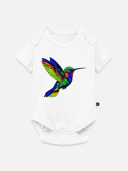 Kolibri - Baby Premium Kurzarmbody - Weiß