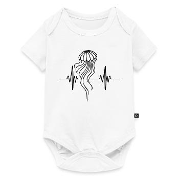 Jellyfish – Ocean Love | Mind. Ocean. Nature - Baby Premium short-sleeve bodysuit - white - Front