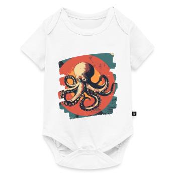 Pieuvre Pieuvre - Body à manches courtes Premium Bébé - blanc - Devant