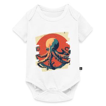 Pieuvre Pieuvre - Body à manches courtes Premium Bébé - blanc - Devant