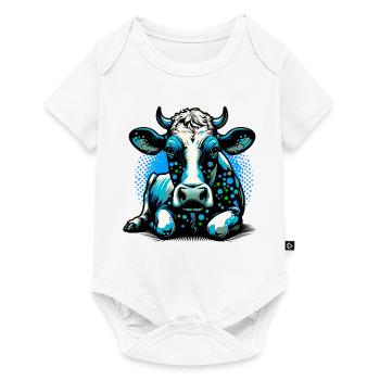 Vache - Body à manches courtes Premium Bébé - blanc - Devant