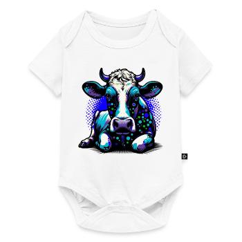 Vache - Body à manches courtes Premium Bébé - blanc - Devant