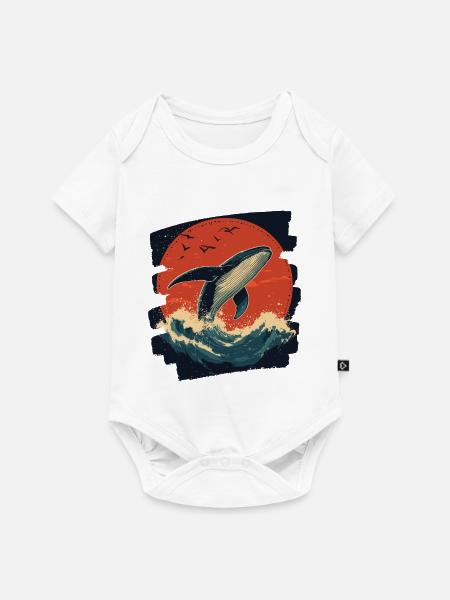 Wal - Baby Premium Kurzarmbody - Weiß