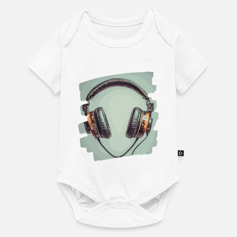 Casque - Body à manches courtes Premium Bébé - blanc