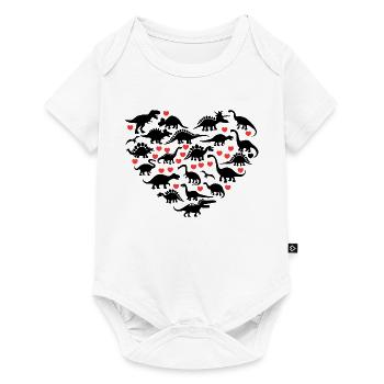 I Love Dinosaurs - Baby Premium short-sleeve bodysuit - white - Front