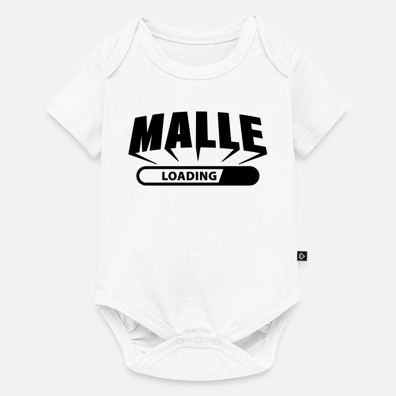 Malle loading - Baby Premium Kurzarmbody - Weiß