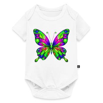 Papillon - Body à manches courtes Premium Bébé - blanc - Devant