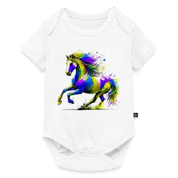 Cheval - Body à manches courtes Premium Bébé - blanc - Devant