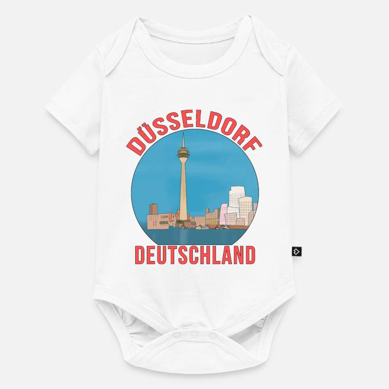 Düsseldorf Germany - Baby Premium short-sleeve bodysuit - white