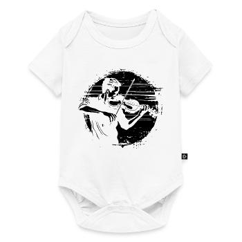 Violinist Drawing - Baby Premium short-sleeve bodysuit - white - Front