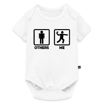 Life of a handball player - Baby Premium short-sleeve bodysuit - white - Front