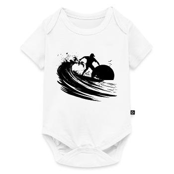 Surfeur - Body à manches courtes Premium Bébé - blanc - Devant