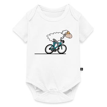 Vélo de route Cyclisme - Body à manches courtes Premium Bébé - blanc - Devant