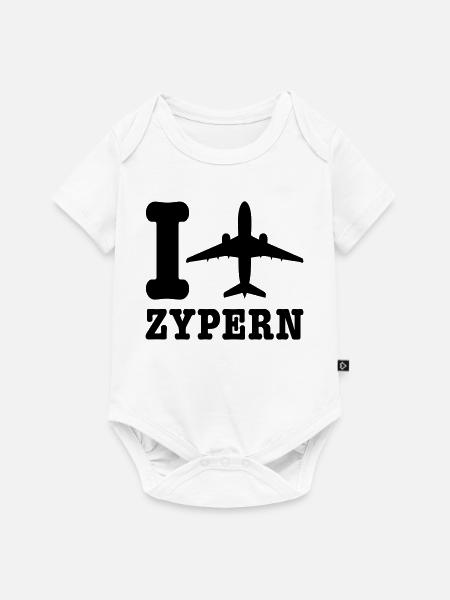 Zypern Urlaub - Baby Premium Kurzarmbody - Weiß