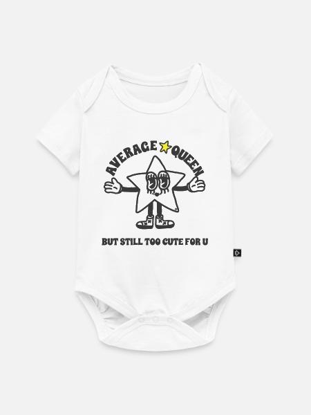 Durchschnittlich, aber nicht für Sie - Baby Premium Kurzarmbody - Weiß