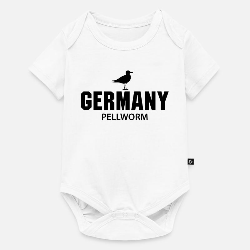 Pellworm GERMANY - Baby Premium short-sleeve bodysuit - white
