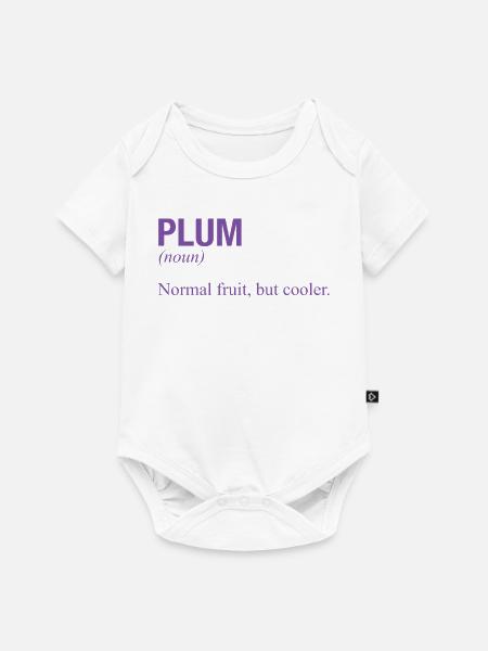 PLUM - Baby Premium Kurzarmbody - Weiß