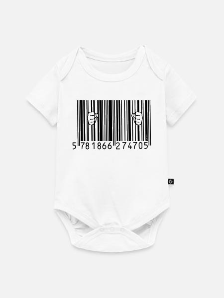 CONSOCIDE - Body à manches courtes Premium Bébé - blanc