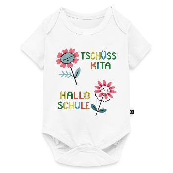 Goodbye Kita Hello School - Baby Premium short-sleeve bodysuit - white - Front