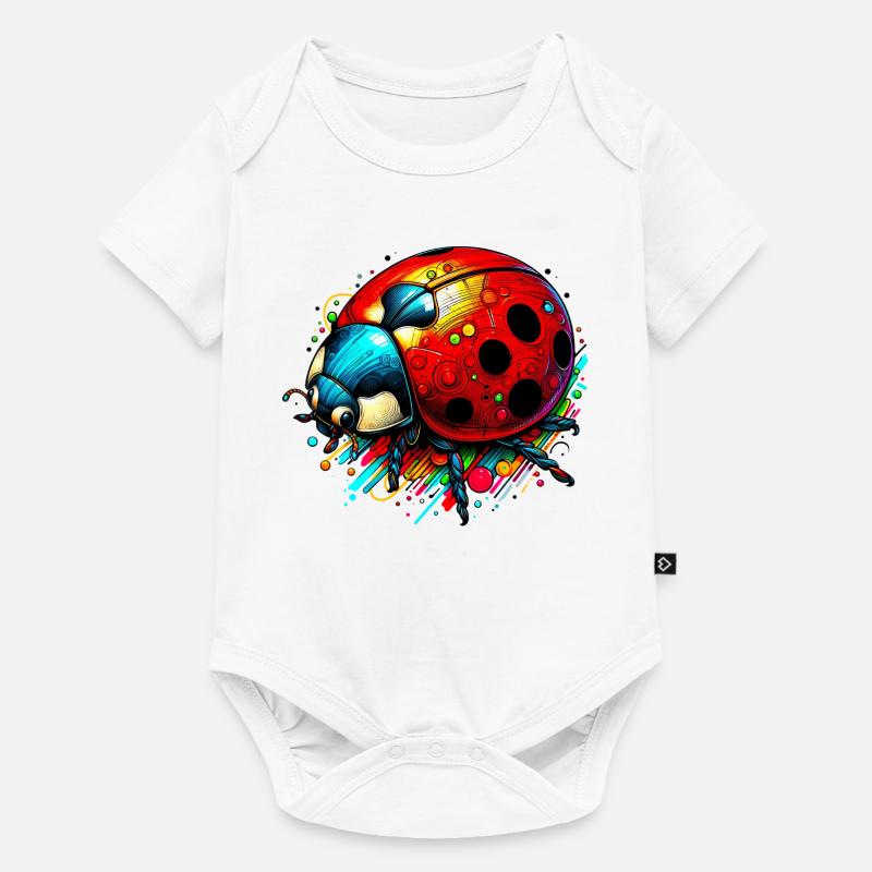 Coccinelle - Body à manches courtes Premium Bébé - blanc