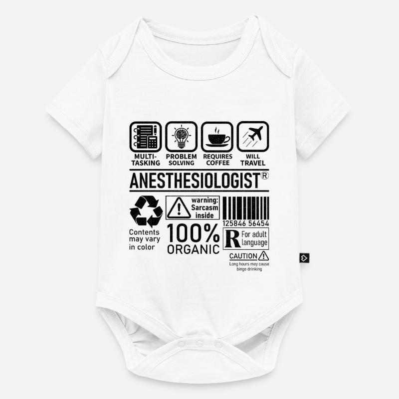 Anesthésiste multitâche résolution de problèmes - Body à manches courtes Premium Bébé - blanc