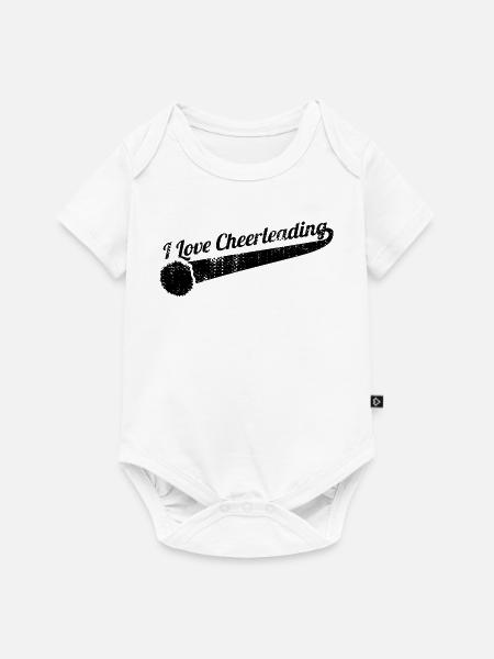 Cheerleading Liebe - Baby Premium Kurzarmbody - Weiß