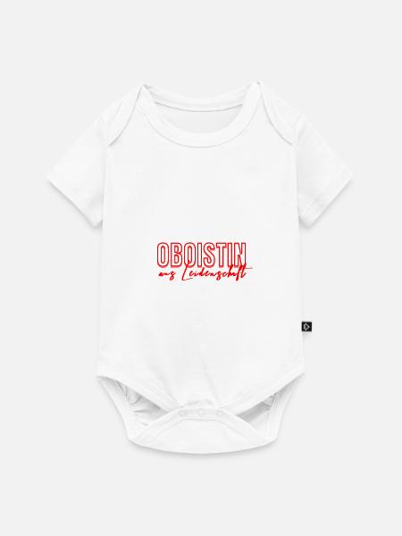 Oboistin Aus Leidenschaft Oboe Statement - Baby Premium Kurzarmbody - Weiß