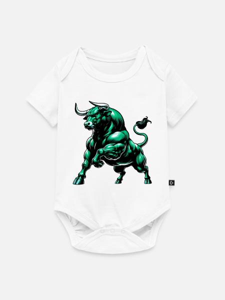 Stier - Baby Premium Kurzarmbody - Weiß