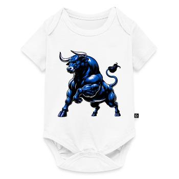 Stier - Baby Premium Kurzarmbody - Weiß - Vorne