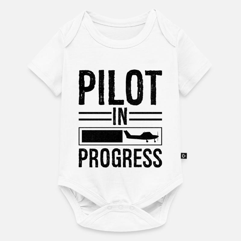 Pilot In progress - Baby Premium Kurzarmbody - Weiß