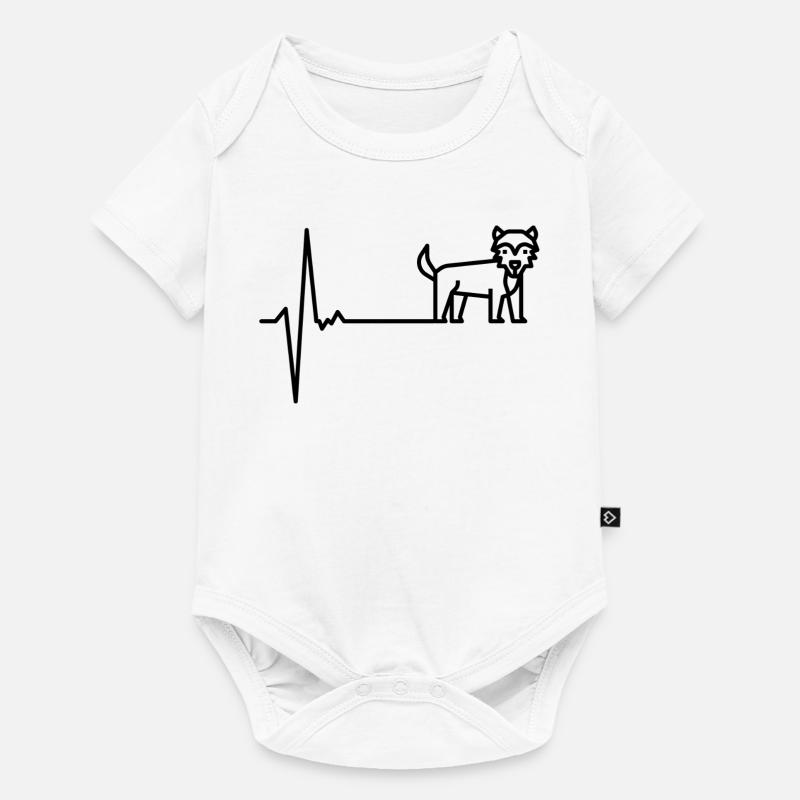 Bitte laden Sie das Designbild hoch - Baby Premium Kurzarmbody - Weiß
