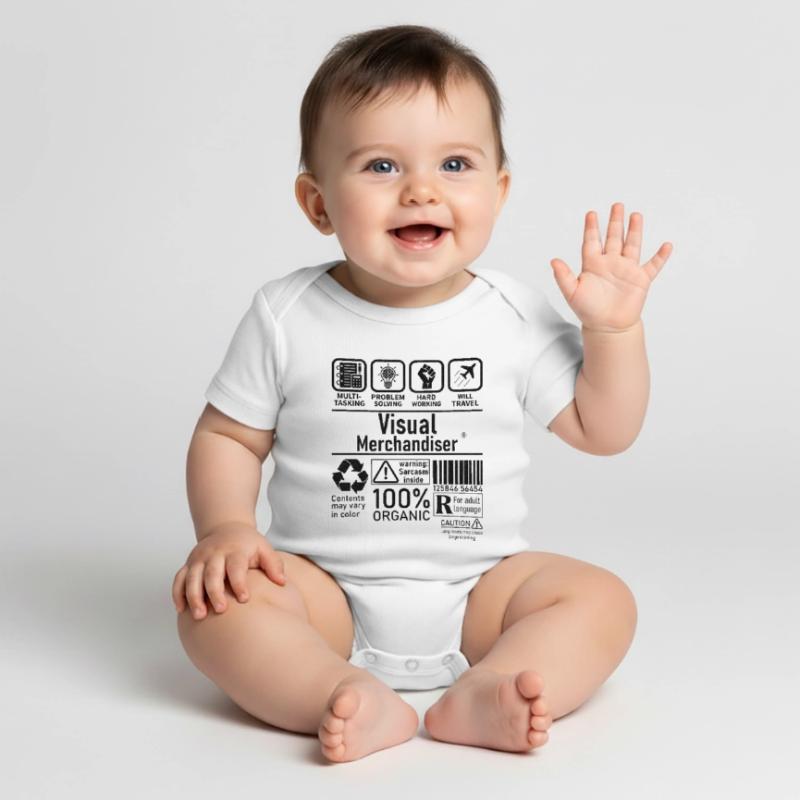 Visual Merchandiser multi tasking problem solving Baby Premium short-sleeve bodysuit