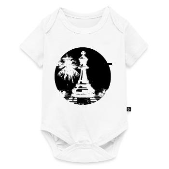 Schachfigur - Baby Premium Kurzarmbody - Weiß - Vorne