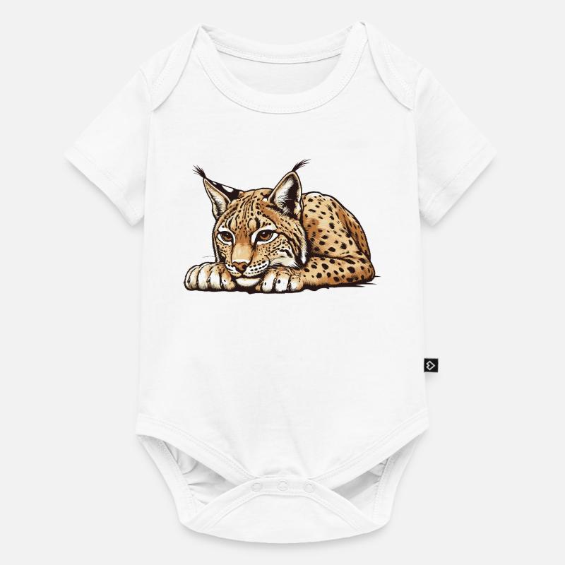 Lynx - Body à manches courtes Premium Bébé - blanc