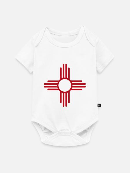 Zia-Symbol - Baby Premium Kurzarmbody - Weiß