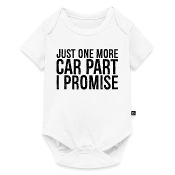 juste une pièce de voiture de plus, je vous le promets - Body à manches courtes Premium Bébé - blanc - Devant