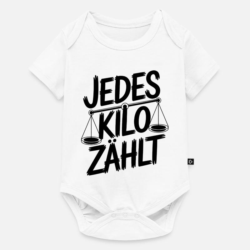 Every kilo counts - Baby Premium short-sleeve bodysuit - white