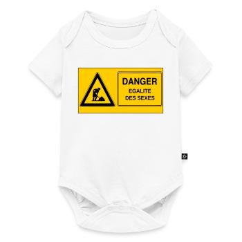 Gender equality - Baby Premium short-sleeve bodysuit - white - Front