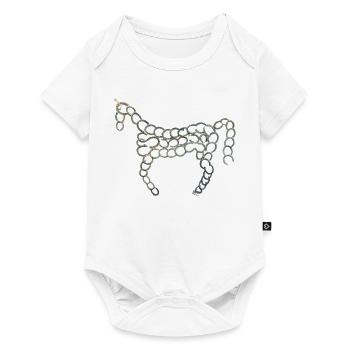 Cheval de fer - Body à manches courtes Premium Bébé - blanc - Devant